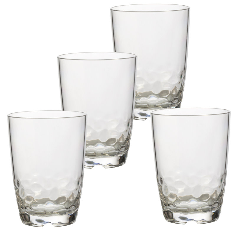 Mary 16oz. Acrylic Drinking Glass Set