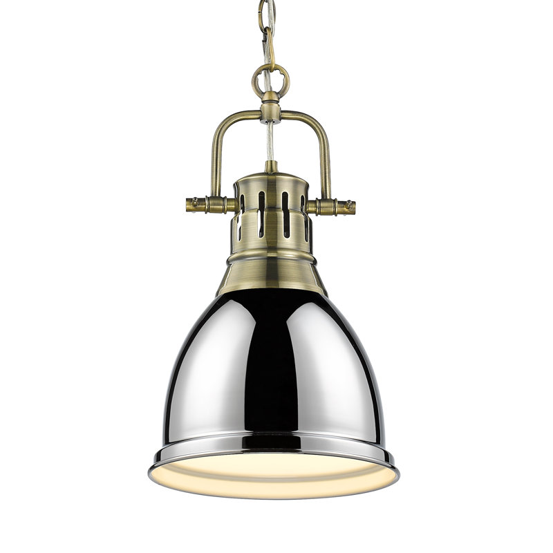 Alethia 1 - Light Pendant, Chrome, Aged Brass