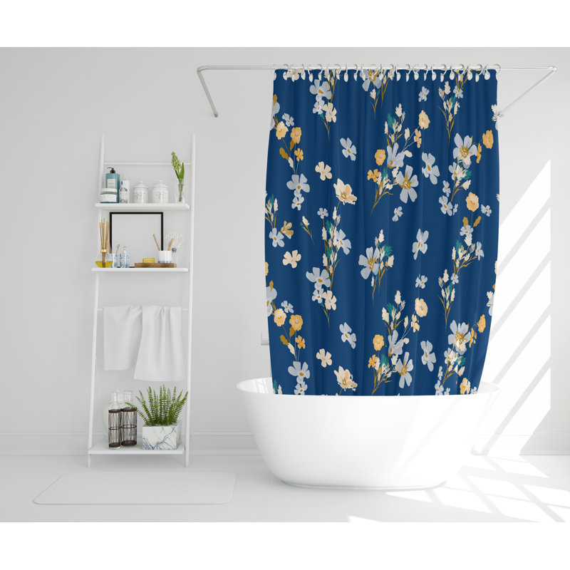 Holte Polyester Shower Curtain Set, 168cm H x 168cm W