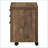 File Cabinets, Rolling Mobile 3 Drawer Printer Stand, Contemporary Walnut Brown | Particle Board | Brown-894811248