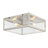 Bechtold Farmhouse Industrial Square Iron/Glass Case LED Flush Mount-2017698227-2066472388