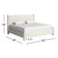 Lit plateforme tapissier Asel-83453916