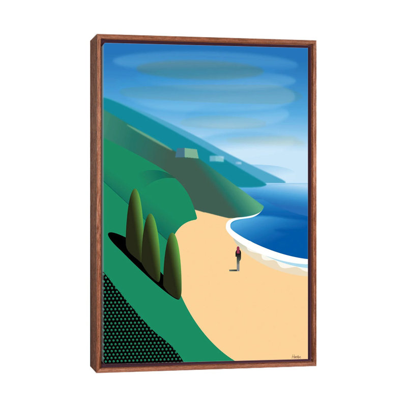 San Gregorio Beach by Charles Harker - Print on Canvas