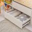 Jordynn 70 X 200cm Standard Bed Frame with Storage Included
