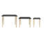 Ensemble de 3 tables d'appoint,