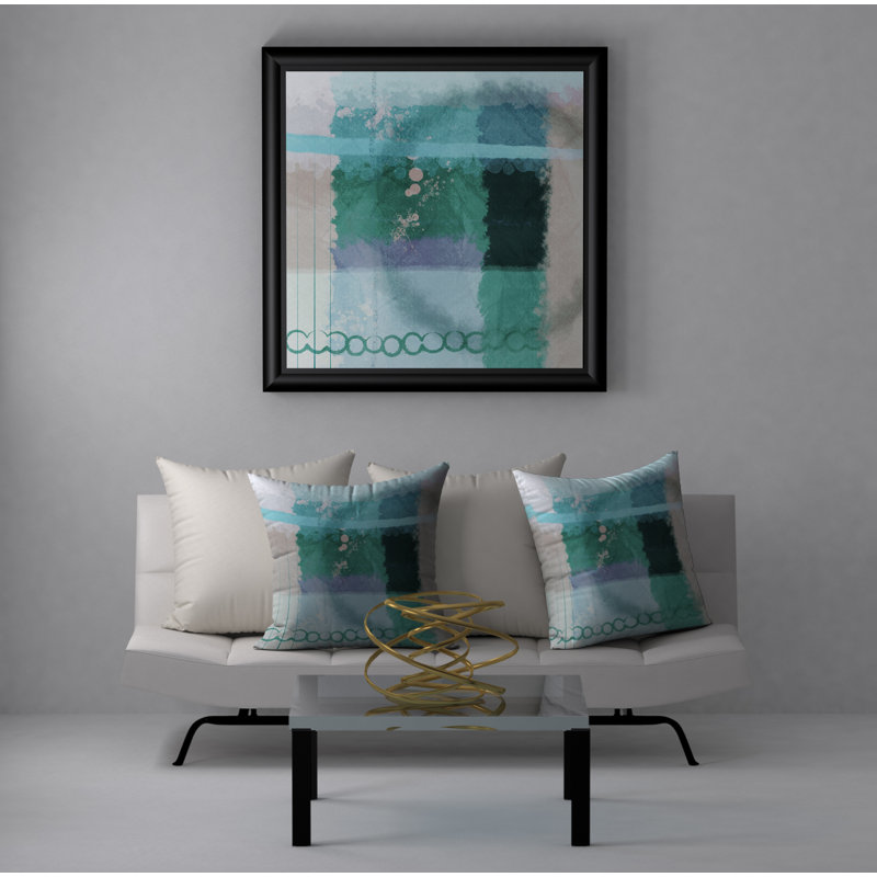 Housse de coussin carrée/insert, 18" x 18"