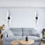 Shaped 90cm Aluminium Wall Lamp-1820773031