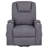 Grey Upholstered Power Lift Massage Chair