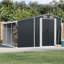 Brysin Garden Shed 277x279x179 cm Galvanised Steel-402864662