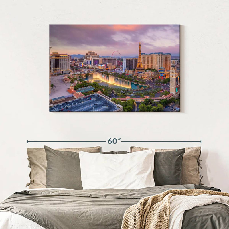 Ravi Las Vegas Before Dark, 30" H x 45" W