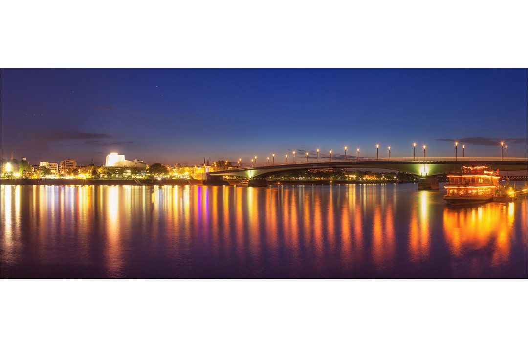 Bonn – Rahmenloser Panorama-Kunstdruck auf Floatglas