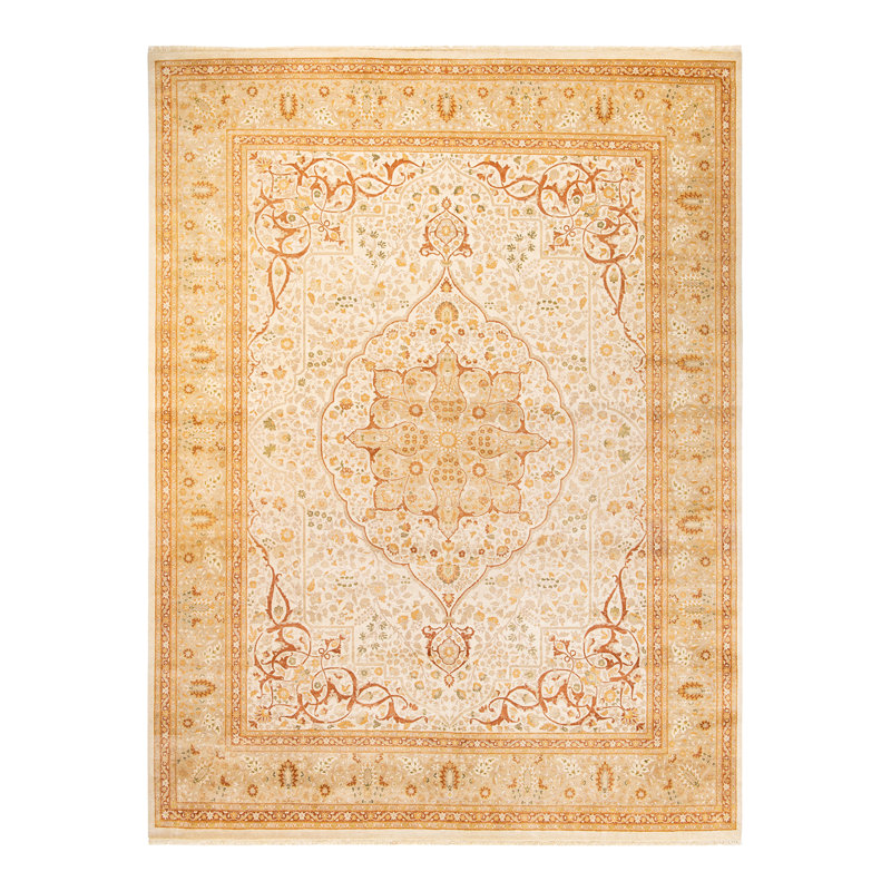 Classic One-of-a-Kind 9' 3" X 12' 1" Hand Knotted Area Rug