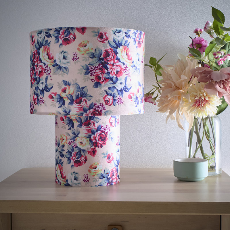 Fabric & Metal Table Lamp
