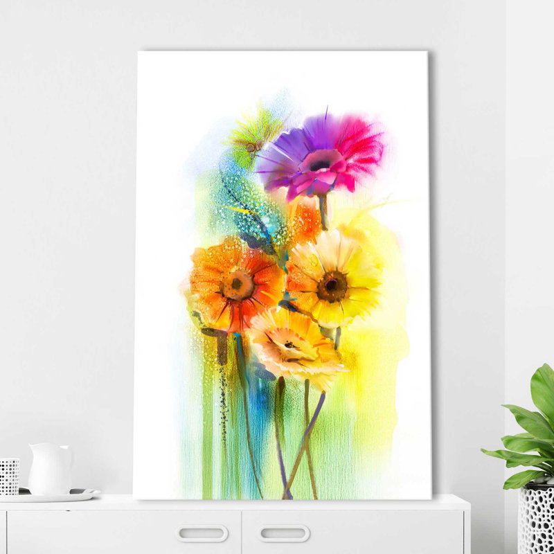 Nothing But Flowers - Wrapped Canvas Painting, 45cm H x 30cm W x 3.8cm D