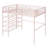 Addileigh Twin Loft Bed with Shelves-251295035