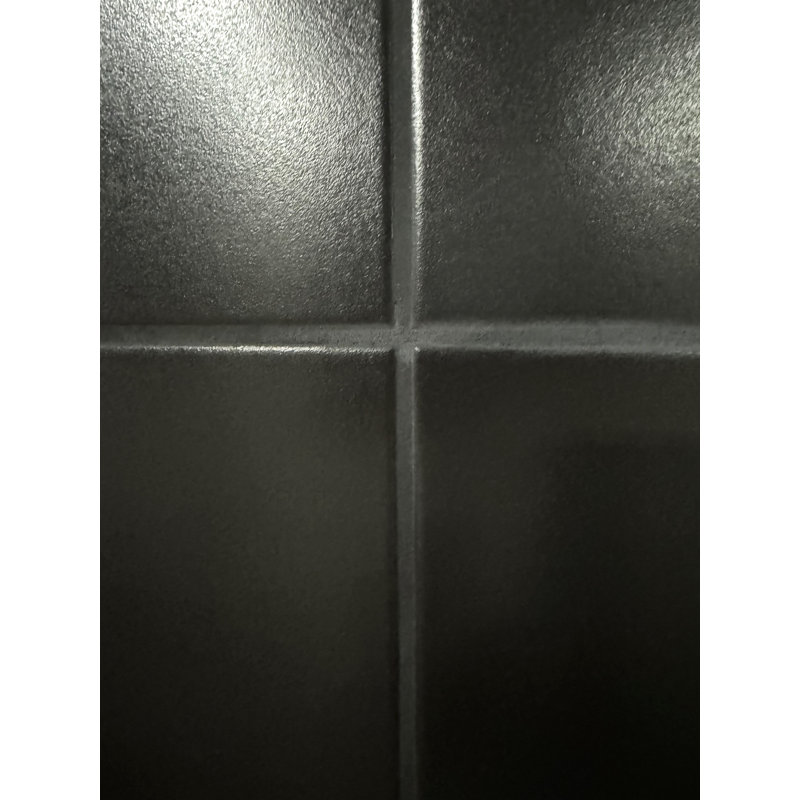 Flat Wall Hearth Pad - Black Knight, 2" H x 48" W x 48"D
