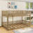 Queen Over Queen Bunk Bed With Guardrails-416836846