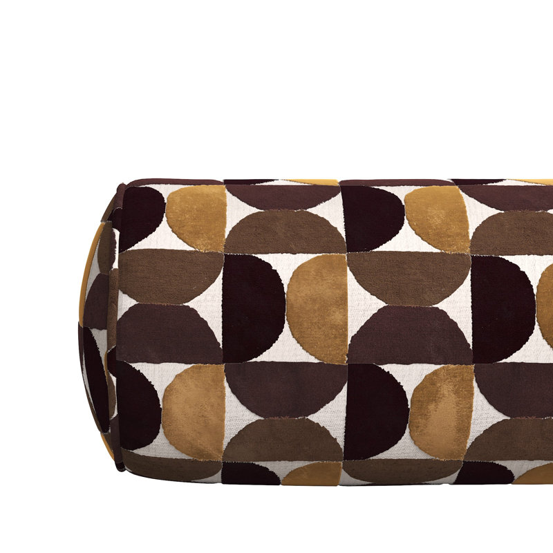 Birmingham Rayon/Viscose Bolster Pillow Cover & Insert, 9"H x 48"W