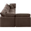 Ensemble modulaire de coin en velours 5 pièces Itala-94482466