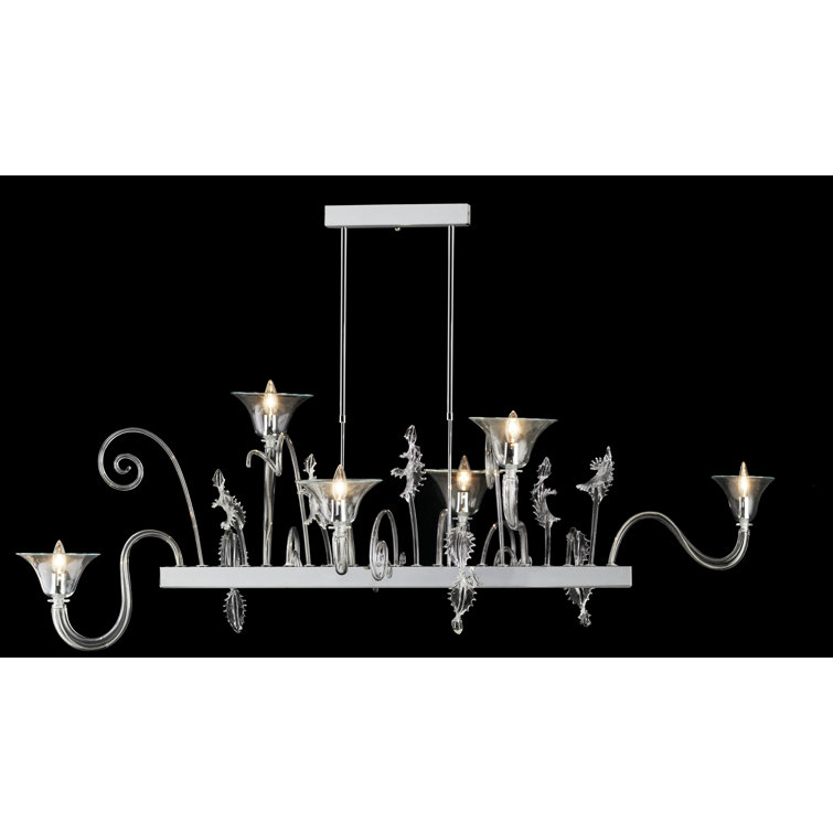 Fenice 6 - Light Glass Chandelier