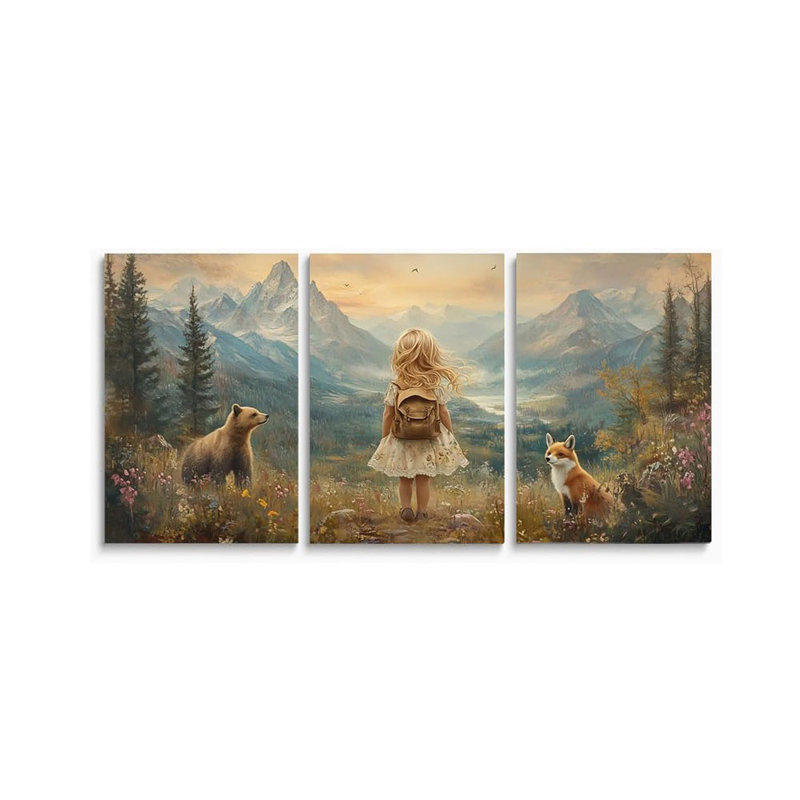 3 Piece Wrapped Canvas Print