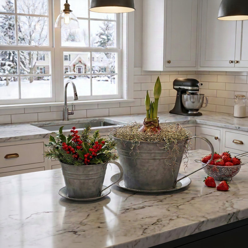 Pot à fleurs Byntlee, Gray