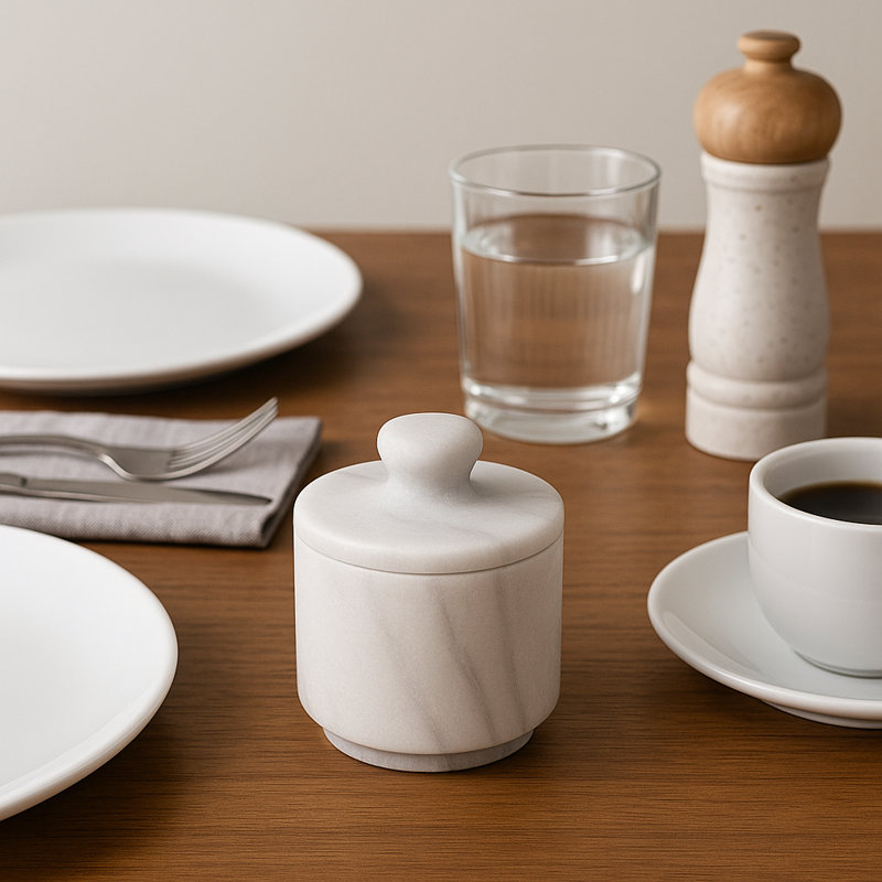 Brand Marble No Salt Cellar