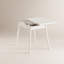 Table de salle à manger extensible en bois massif Aderyn Adryell de 23,6 à 47,2 pouces pour 2 à 6 personnes avec rangement caché-1944132659