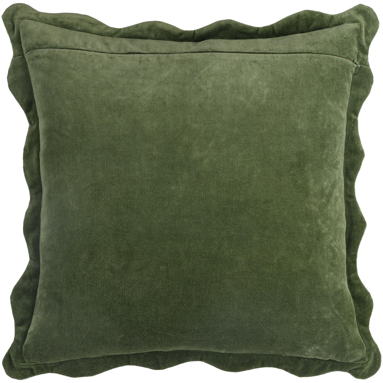 Collier Cotton Pillow Cover, 22"H x 22"W, Green, Pillow Cover Only - No Insert