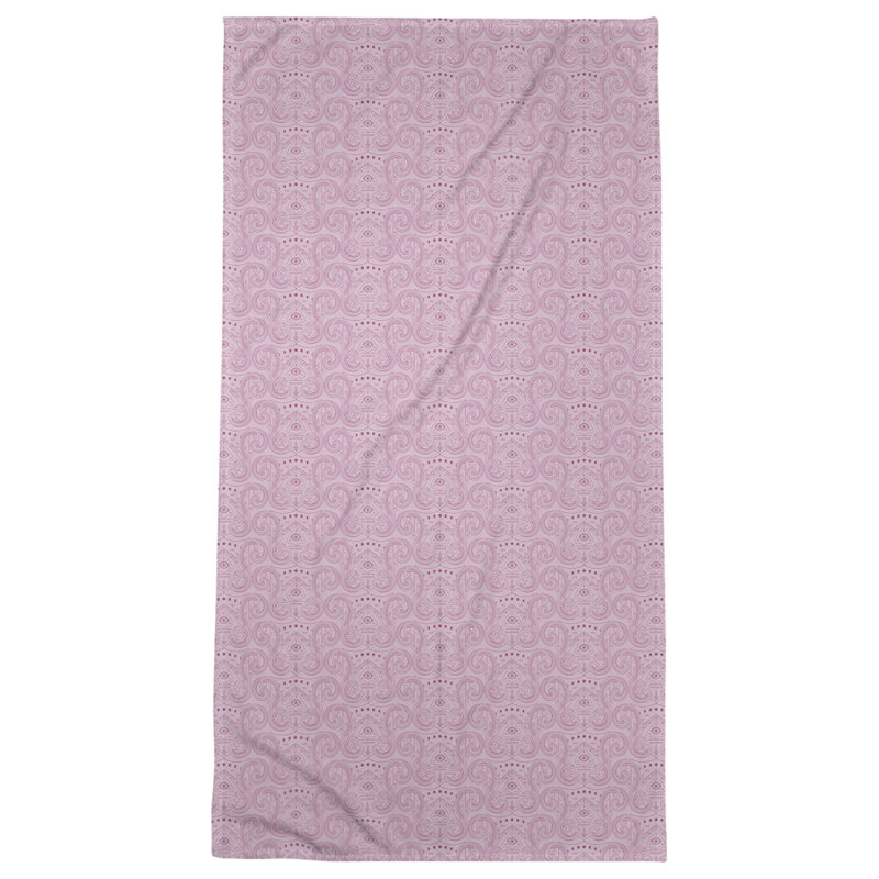 Serviette de bain Third Eye, Rose et pastel