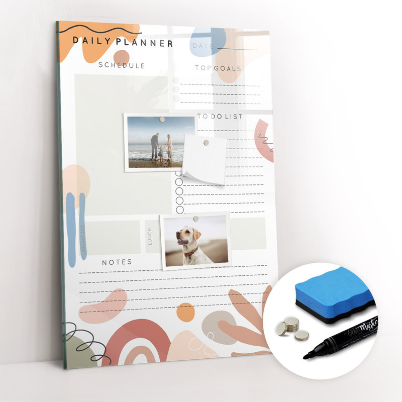Magnetic Glass Dry Erase Board