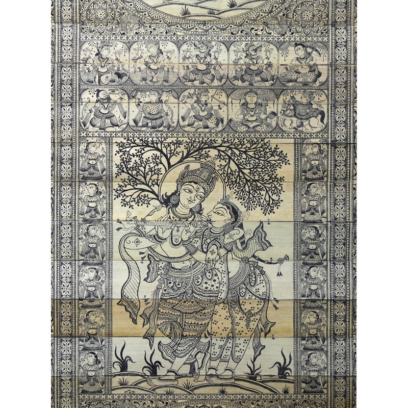 Murli Manohar et Radha avec l'épisode de Krishna Leela (l'histoire du dieu Krishna)