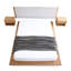 Structure de lit plateforme moderne en bois avec tête de lit murale rembourrée, taille double / grand / très grand / très grand californien, assemblage facile, support de lattes robuste et rebords larges-1876236603