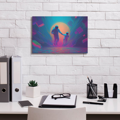 Epic Graffiti 'Stellar Legacy' by Ann Klee Canvas Wall Art, 18" x 12"