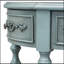 Console moderne et contemporaine courbée avec beaucoup de rangement, parfaite pour les vestibules et les salons-1298277339