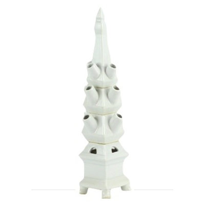 Solid White Tulipiere Large
