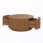 Table basse ronde avec tiroirs-1863071370