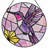 7.8"H Hummingbird Flower Stained Glass Window Panel-1808697489