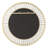 Nalewicki Textured Glass Round Mirror