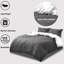 Jersen Microfiber Solid Colour Duvet Cover Set with Pillowcases Included-248002402-248002405