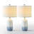 23" Modern Blue and White Ceramic Table Lamps with 3-Way Dimmable Lighting-1052132876