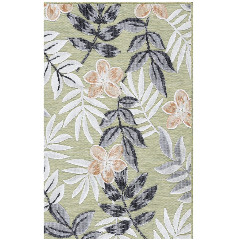 Cabana 405 Floral Indoor/Outdoor Area Rug, Rectangle 8' x 10'