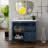 36" Bathroom Vanity Sink with Motion-Sensor Lighting, Patterned Glass & Farmhouse Storage Cabinet-556404655