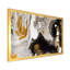 Or et vagues de marbre noir II - peinture sur toile-67231992-67231998