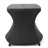 Outdoor Side Table With Umbrella Hole, Grey And Iron, 22"d X 34"w 19.5"h, Functional Patio Accessory For Patio, Compatible, Iron Frame, 22" D 34" W 19.5" H, No Assembly Needed