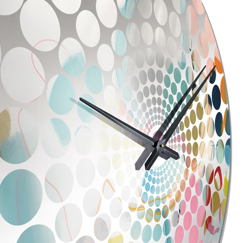 Horloge murale Hasko - Minimalisme abstrait, Grand