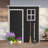Polypropylene Outdoor Plastic Vertical Storage Shed,Kit-Perfect to Store Patio Furniture,-111565841-97829036