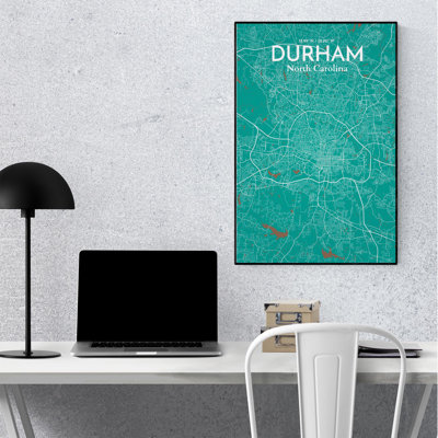 Durham City Map, impression