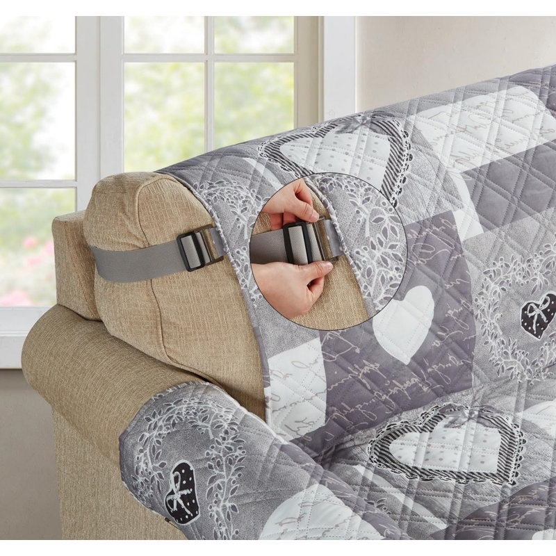Housse matelassée pour canapé Patchwork Design