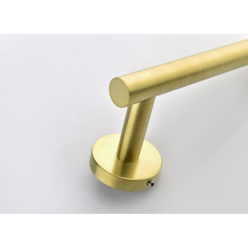 Bathroom Hardware (3, Brushed Gold) - Simple Yet Stylish. Guards Scratches And Rust. Resists Corrosion In Humid Conditions. For Cleanliness. Installation Instructions Gold (3) Modern & Classy. Smooth
